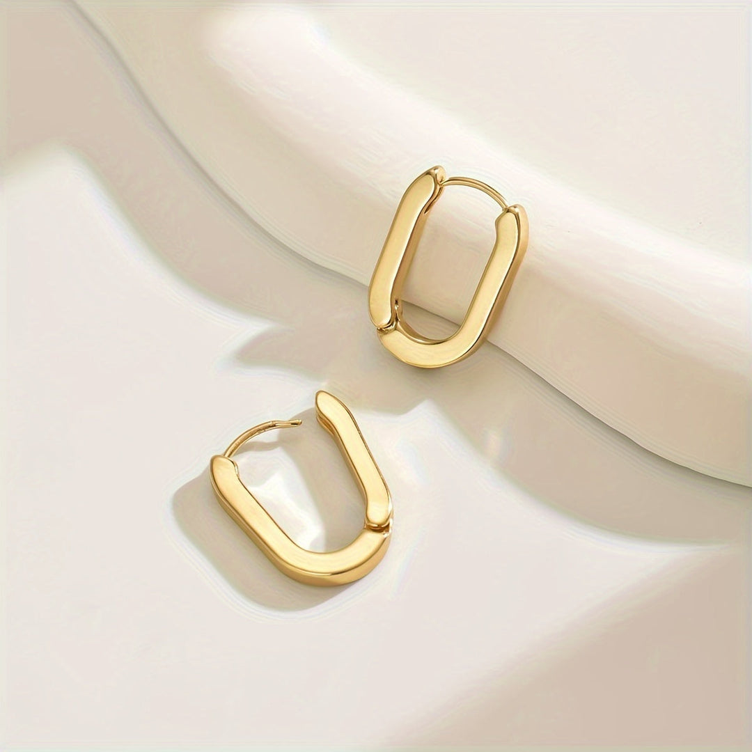 Geometric Hoop Earrings