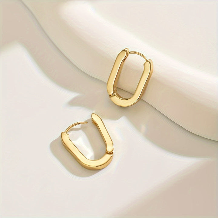 Geometric Hoop Earrings