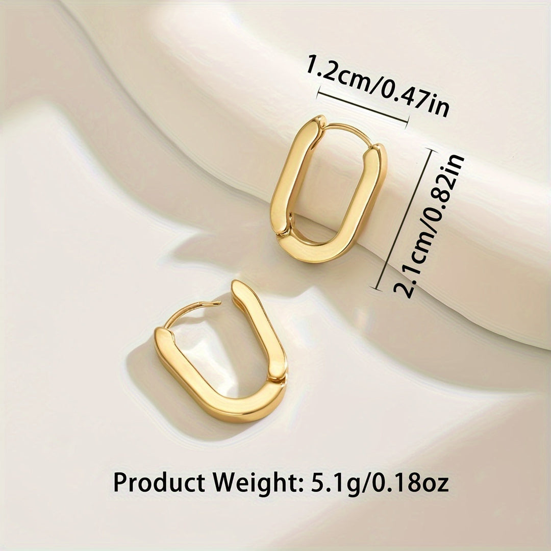 Geometric Hoop Earrings