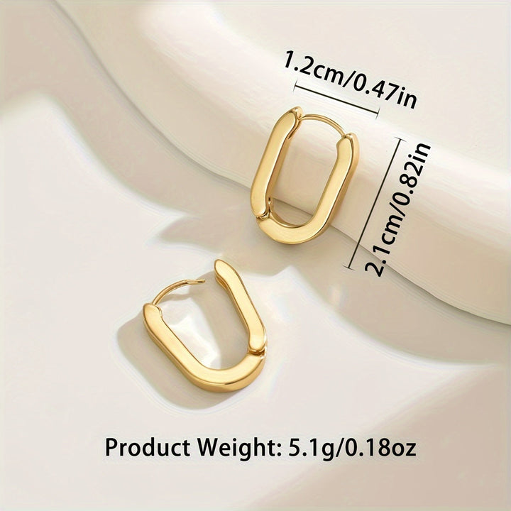 Geometric Hoop Earrings