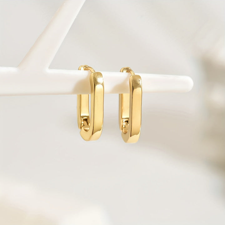 Geometric Hoop Earrings