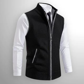 Giulio | Full-Zip Knit Vest