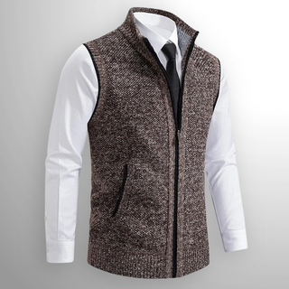 Giulio | Full-Zip Knit Vest