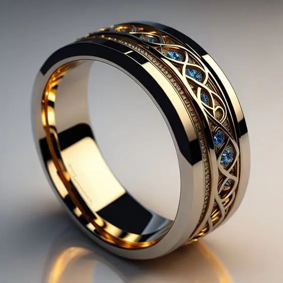 Golden Infinity Vintage Ring