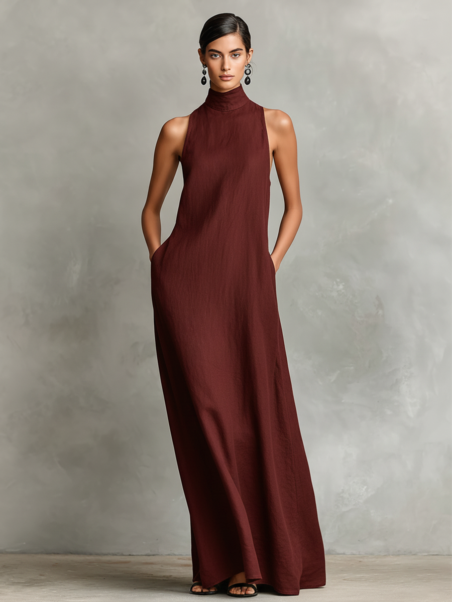 Graciela | Minimalist Sleeveless Maxi Dress