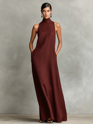 Graciela | Minimalist Sleeveless Maxi Dress