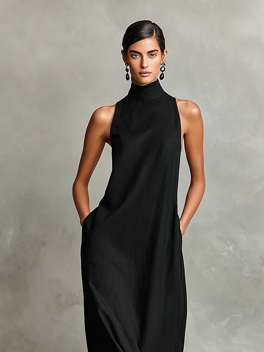 Graciela | Minimalist Sleeveless Maxi Dress