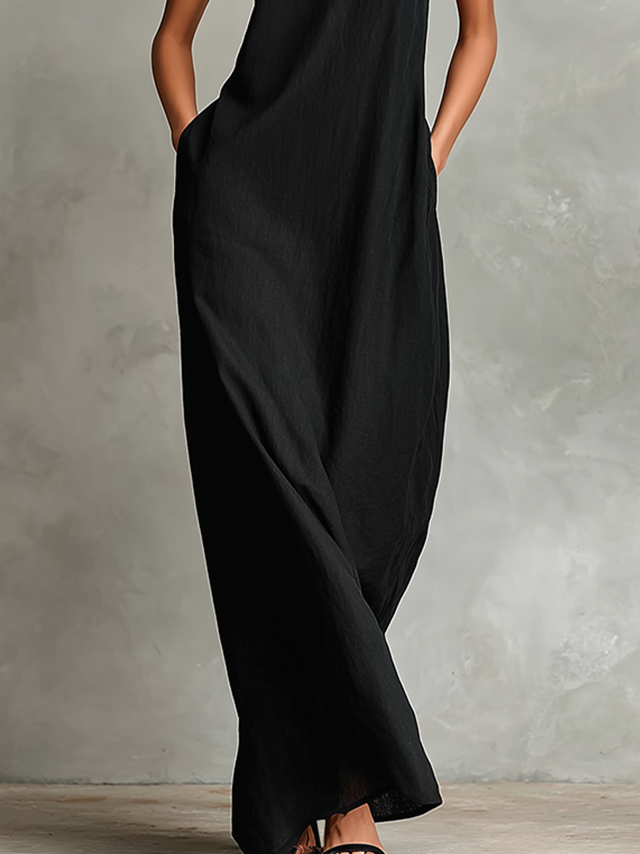 Graciela | Minimalist Sleeveless Maxi Dress