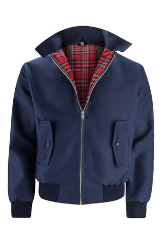 Harryson | Tartan-Lined Harrington Jacket