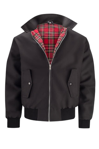 Harryson | Tartan-Lined Harrington Jacket