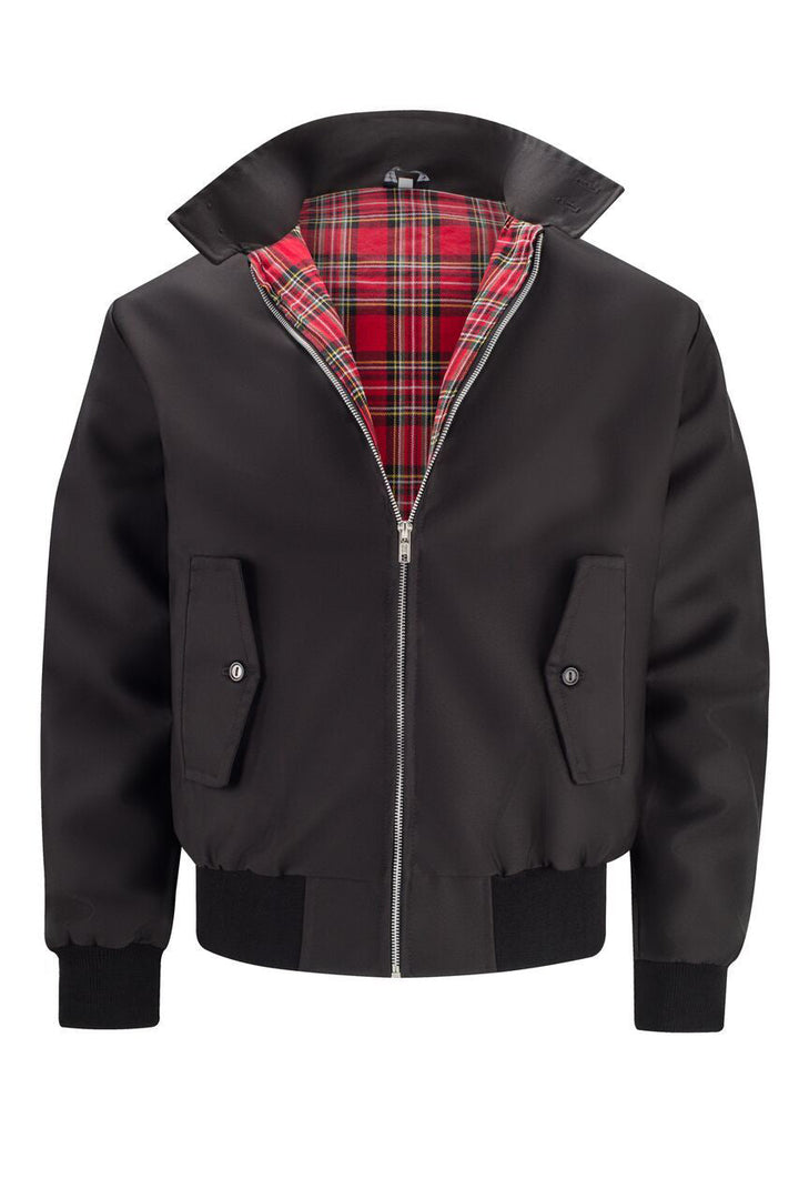 Harryson | Tartan-Lined Harrington Jacket