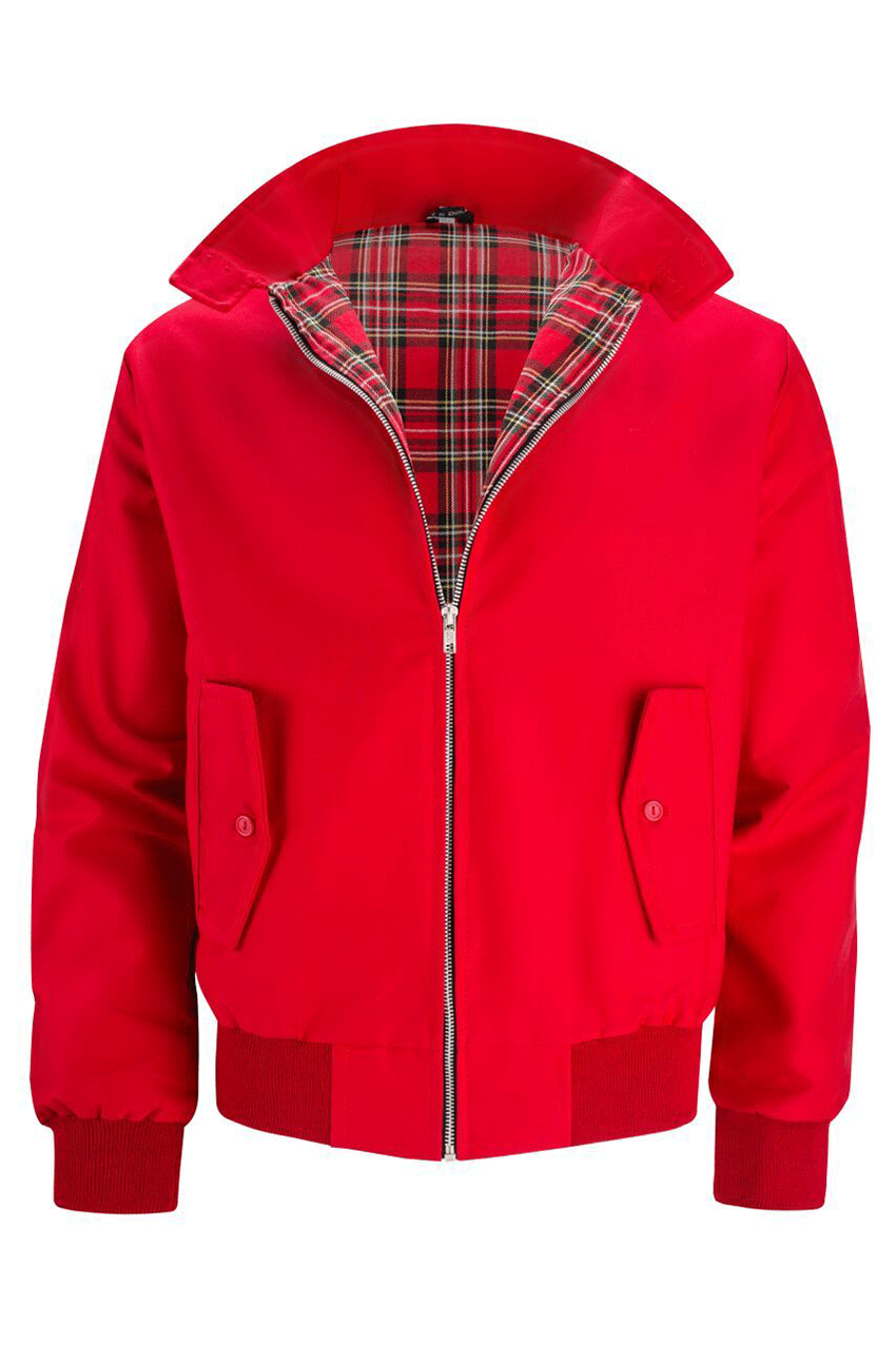Harryson | Tartan-Lined Harrington Jacket