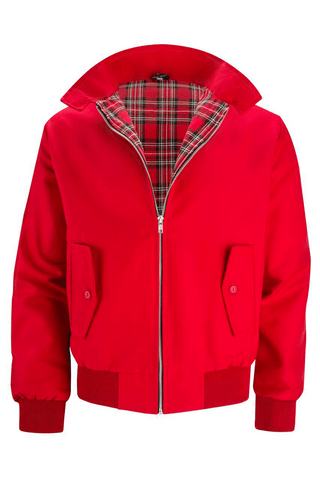 Harryson | Tartan-Lined Harrington Jacket