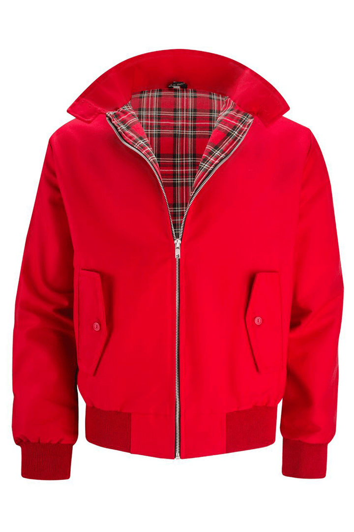 Harryson | Tartan-Lined Harrington Jacket