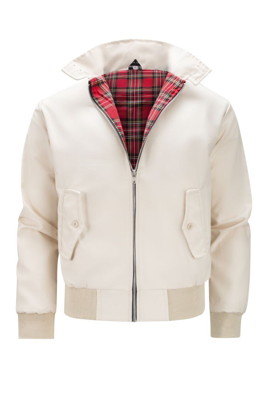Harryson | Tartan-Lined Harrington Jacket