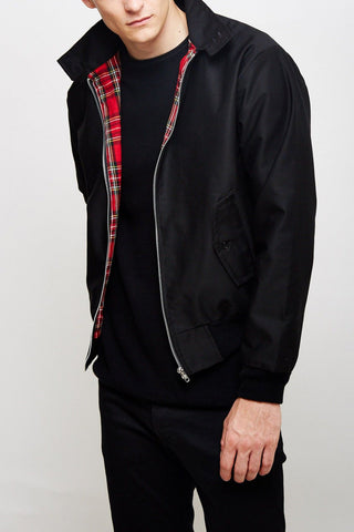 Harryson | Tartan-Lined Harrington Jacket