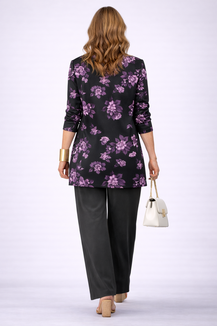 Helia | Black Floral Three-Piece Set