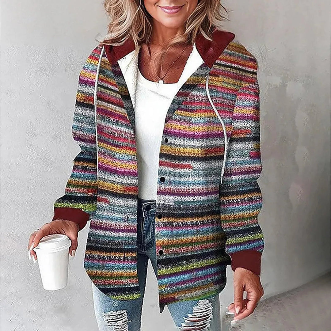 Meredith | Lined Hooded Plaid Shacket