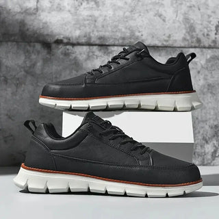 Hugo | Leather-Look Lace-Up Sneaker