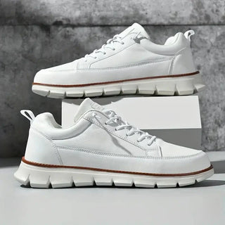 Hugo | Leather-Look Lace-Up Sneaker