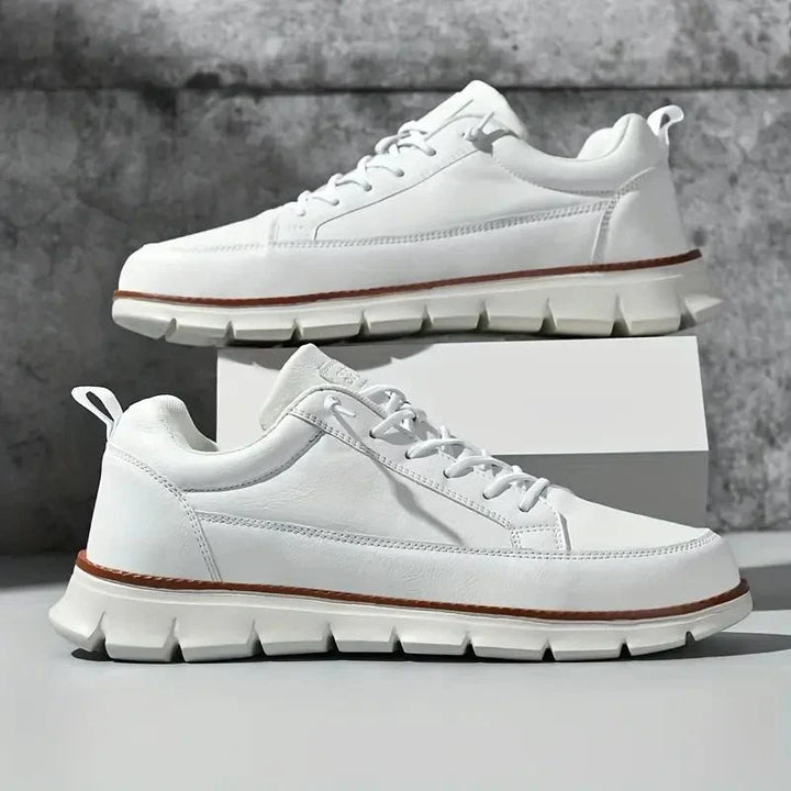 Hugo | Leather-Look Lace-Up Sneaker