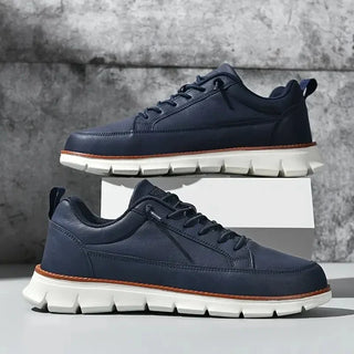 Hugo | Leather-Look Lace-Up Sneaker