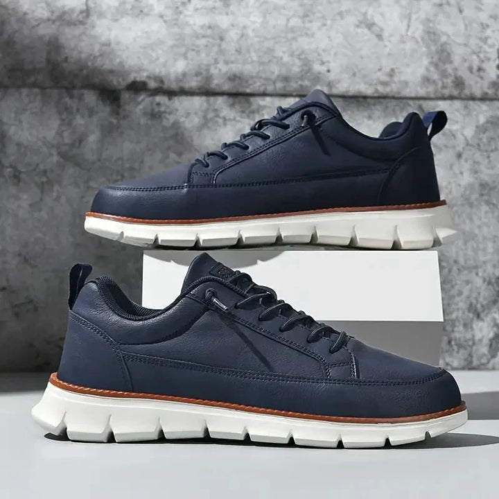 Hugo | Leather-Look Lace-Up Sneaker