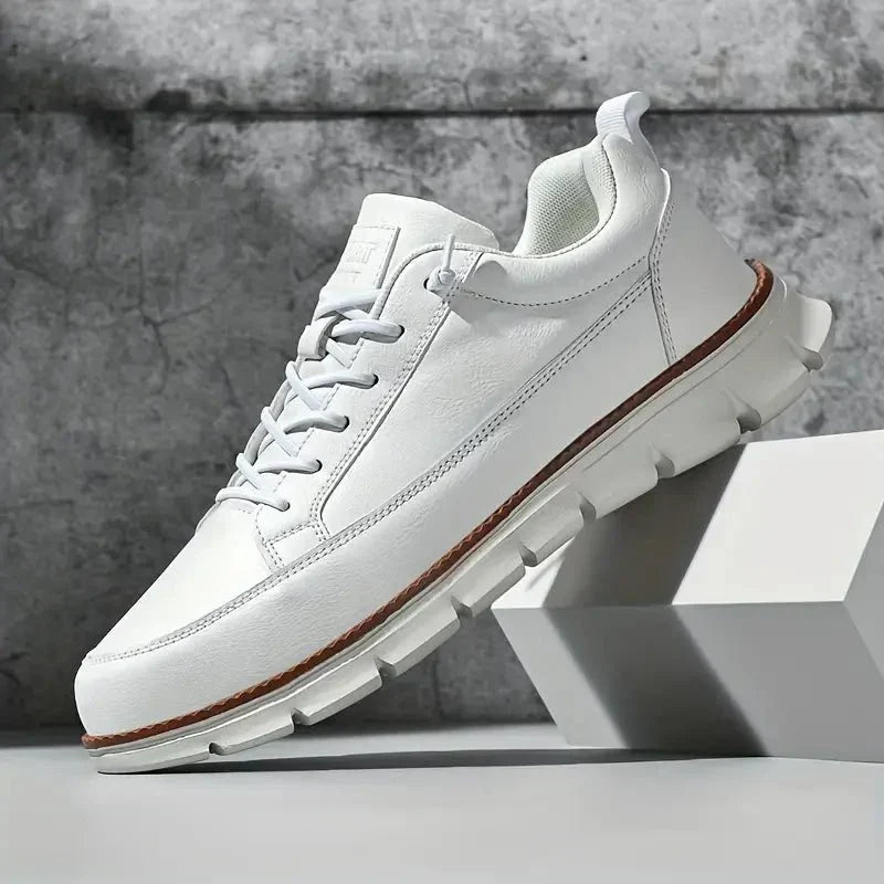 Hugo | Leather-Look Lace-Up Sneaker