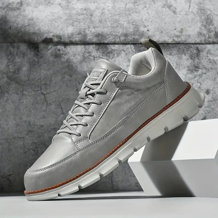 Hugo | Leather-Look Lace-Up Sneaker
