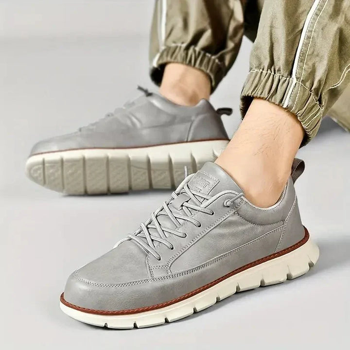 Hugo | Leather-Look Lace-Up Sneaker