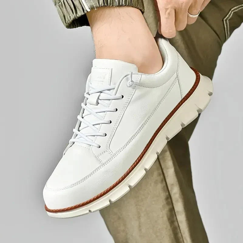 Hugo | Leather-Look Lace-Up Sneaker