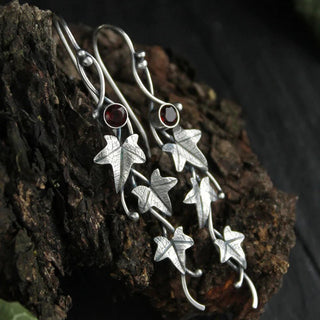 Ivy Leaf Drop Earrings