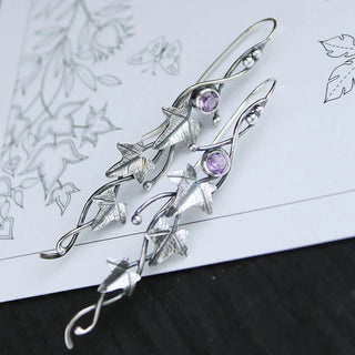 Ivy Leaf Drop Earrings