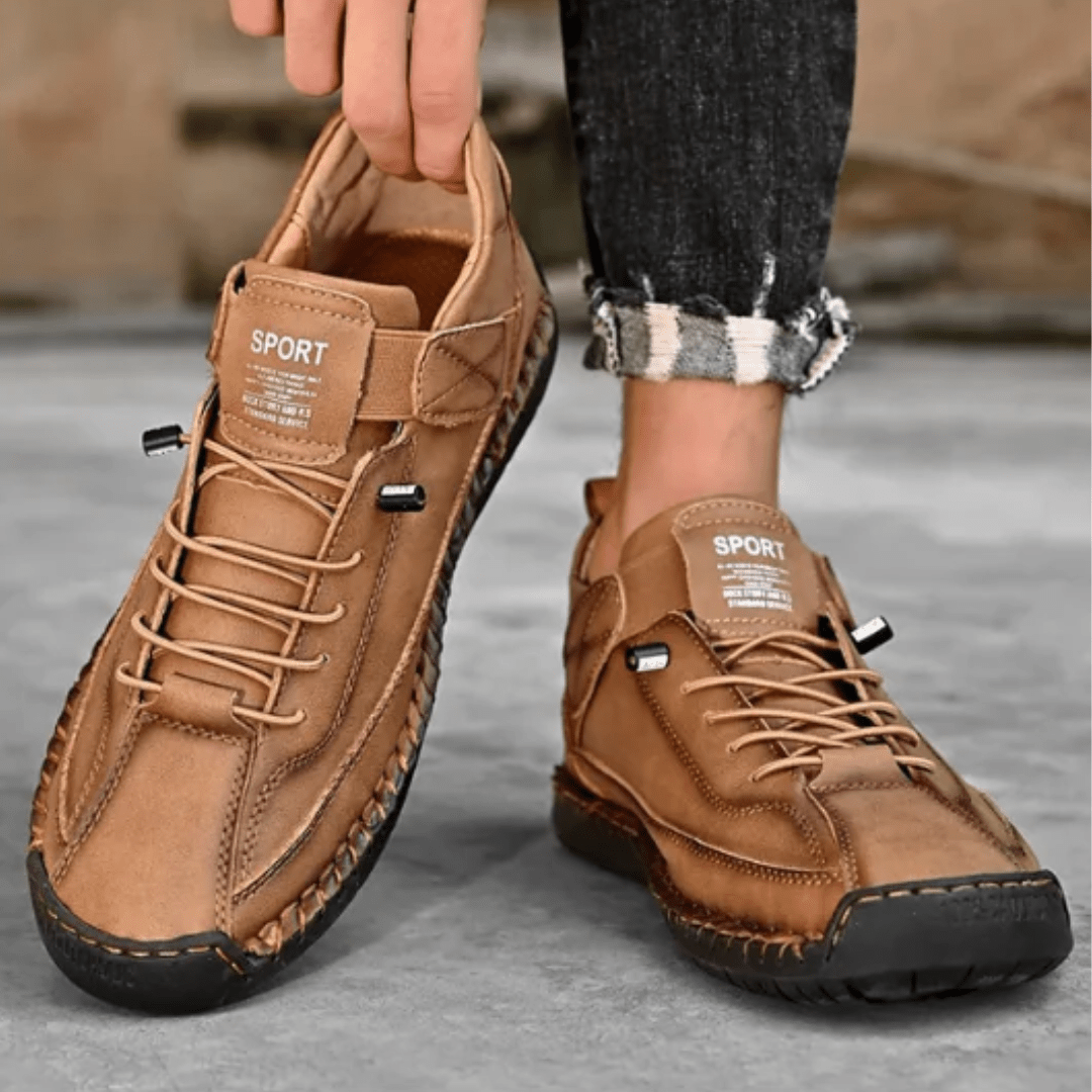 Javier | Hand-Stitched Lace-Up Moc