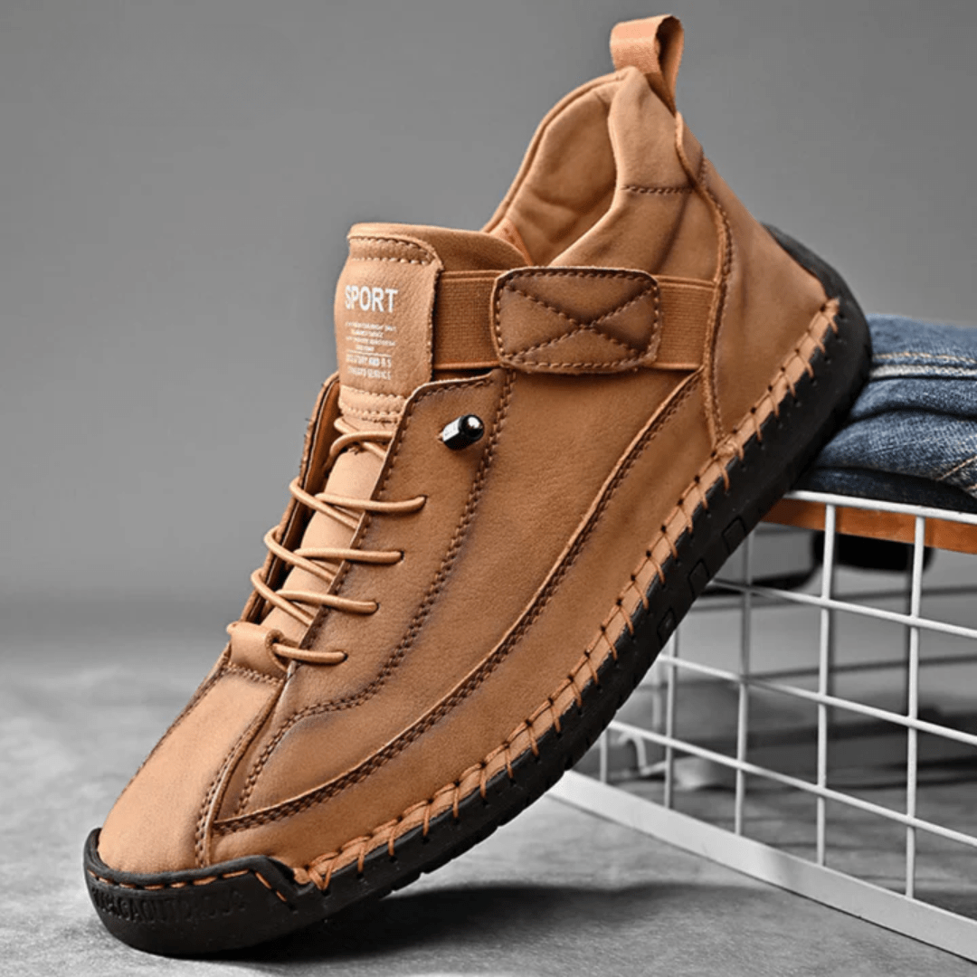 Javier | Hand-Stitched Lace-Up Moc