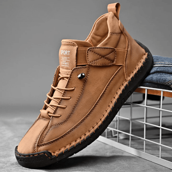 Javier | Hand-Stitched Lace-Up Moc