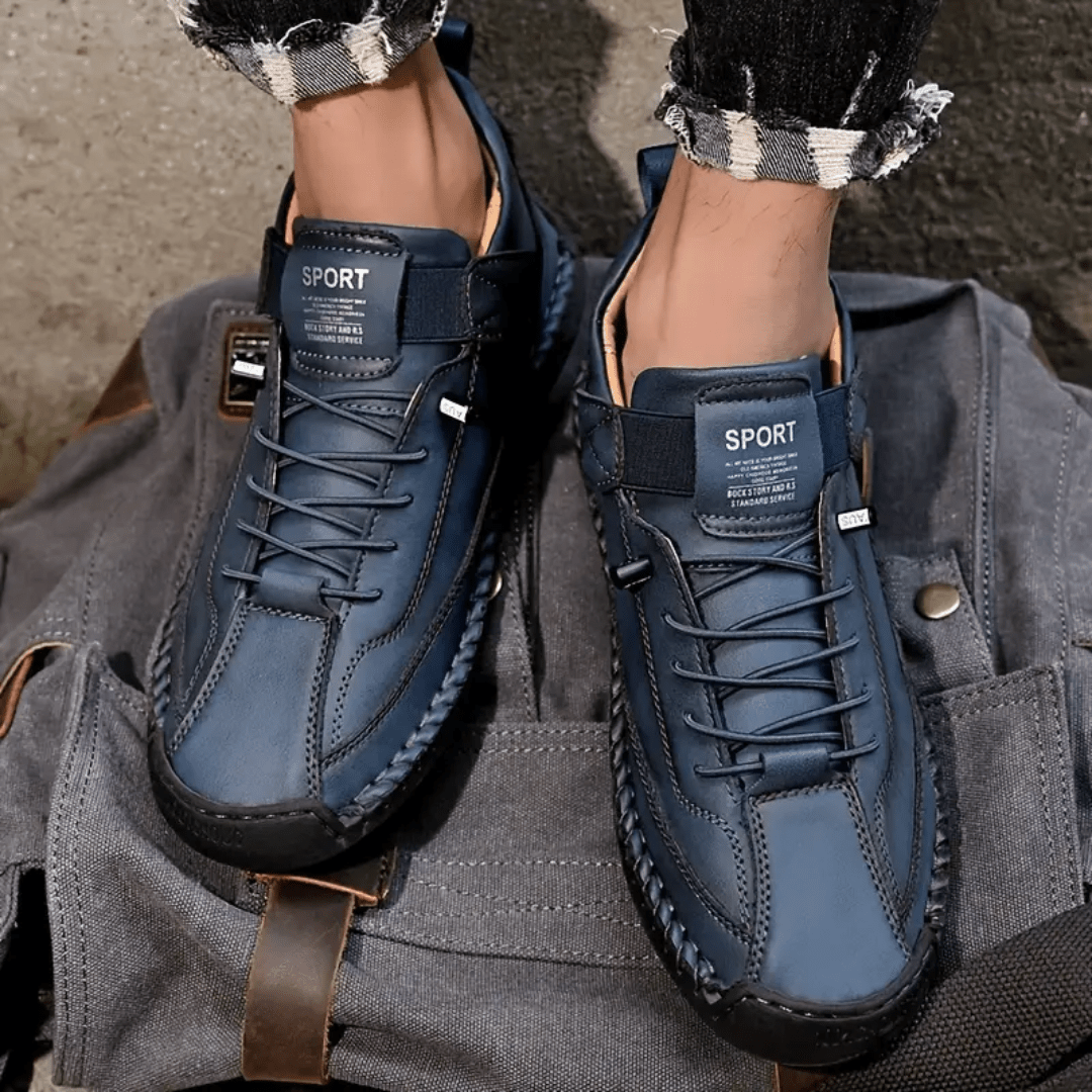 Javier | Hand-Stitched Lace-Up Moc