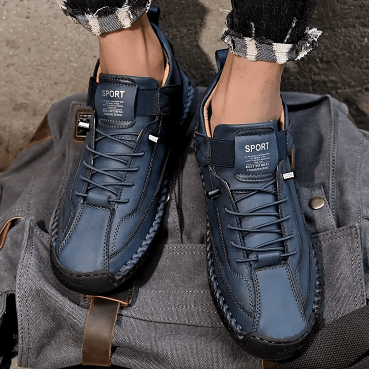 Javier | Hand-Stitched Lace-Up Moc