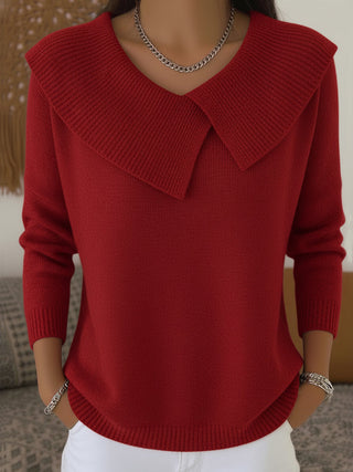 Josephine | Soft-Collar Warm Sweater
