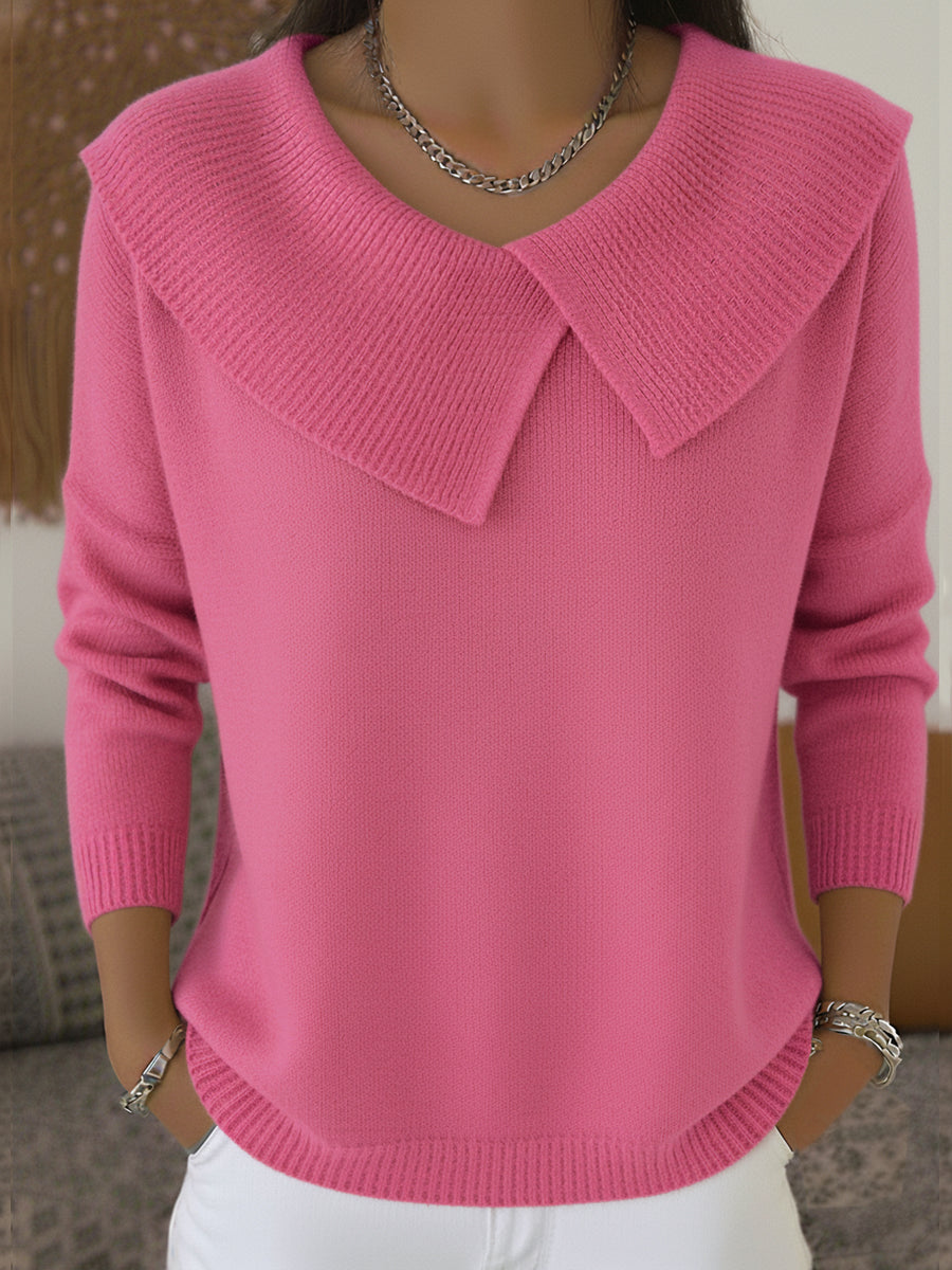 Josephine | Soft-Collar Warm Sweater