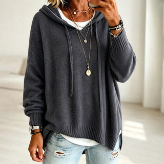 Kenzie | Relaxed Hooded Knit Sweater
