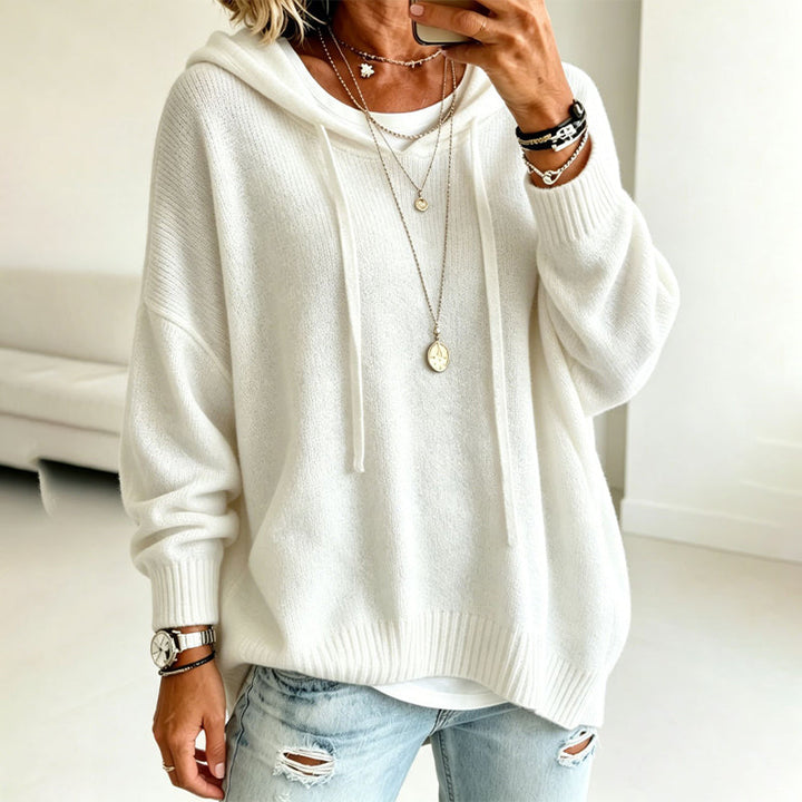 Kenzie | Relaxed Hooded Knit Sweater