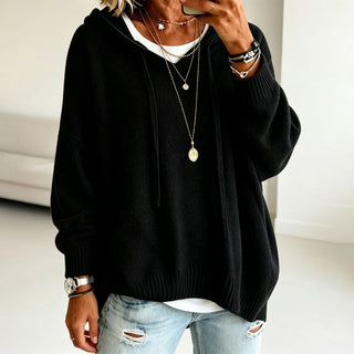 Kenzie | Relaxed Hooded Knit Sweater