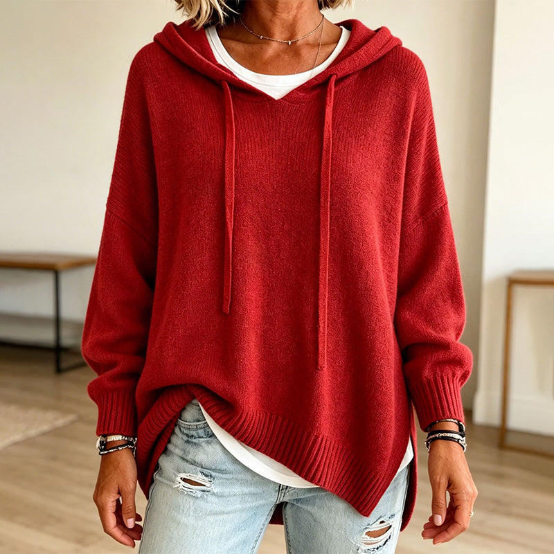 Kenzie | Relaxed Hooded Knit Sweater