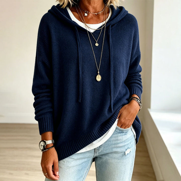 Kenzie | Relaxed Hooded Knit Sweater