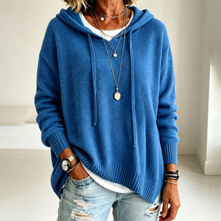 Kenzie | Relaxed Hooded Knit Sweater