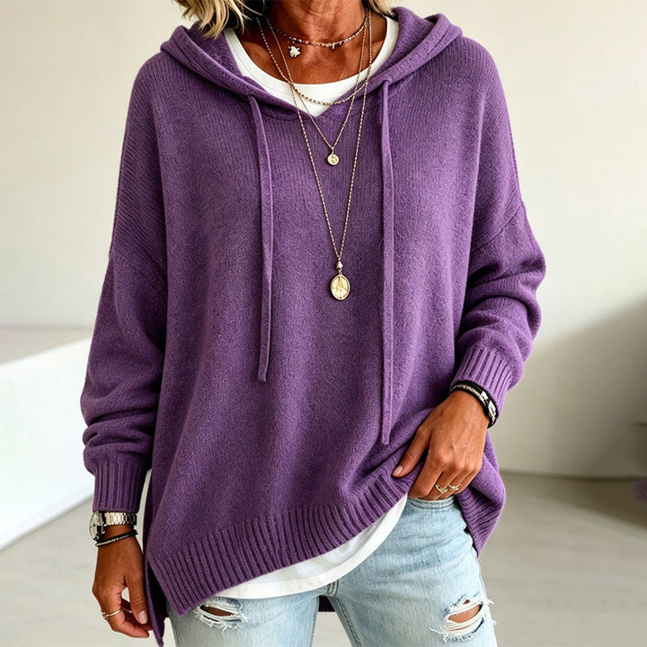 Kenzie | Relaxed Hooded Knit Sweater
