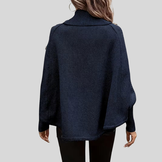 Leonie | Cable-Knit Funnel-Neck Sweater