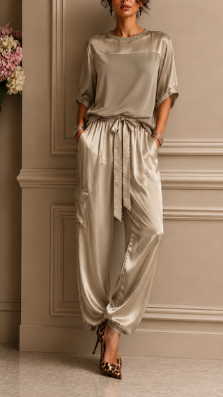 Lurelle | Draped Two-Piece Set