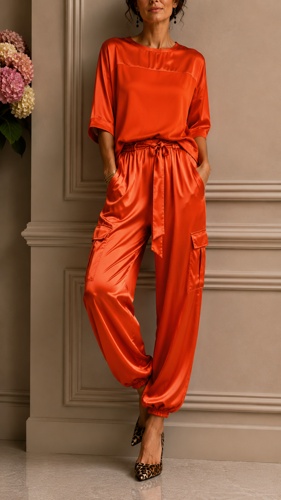 Lurelle | Draped Two-Piece Set
